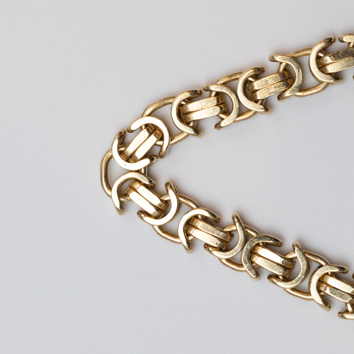 9K Gold Byzantine Necklace