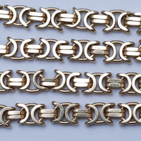 9K Gold Byzantine Bracelet