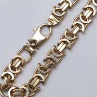 9K Gold Byzantine Bracelet