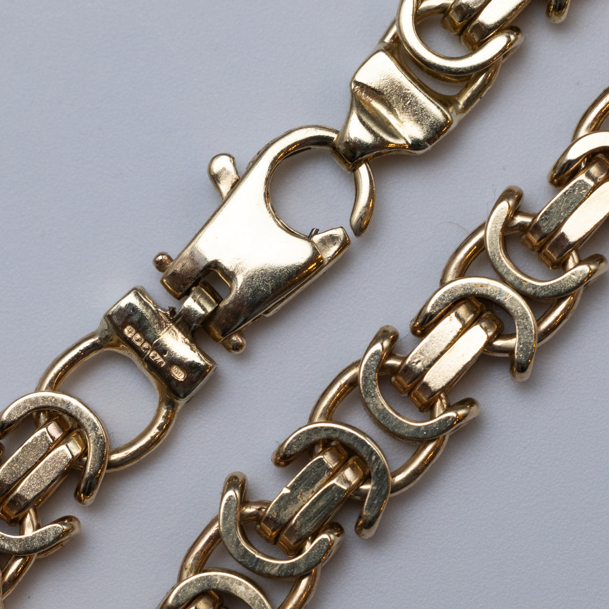 9K Gold Byzantine Necklace