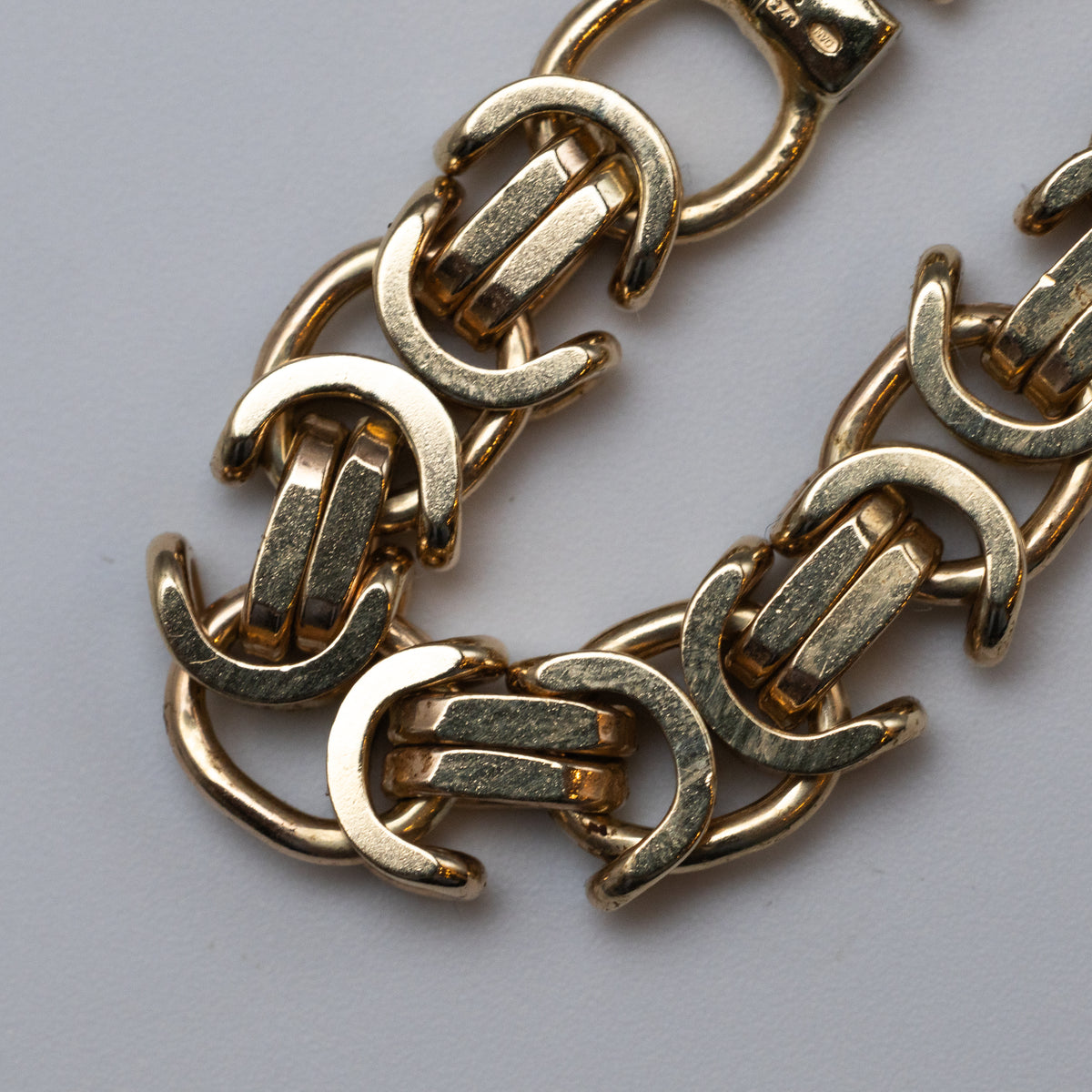 9K Gold Byzantine Necklace