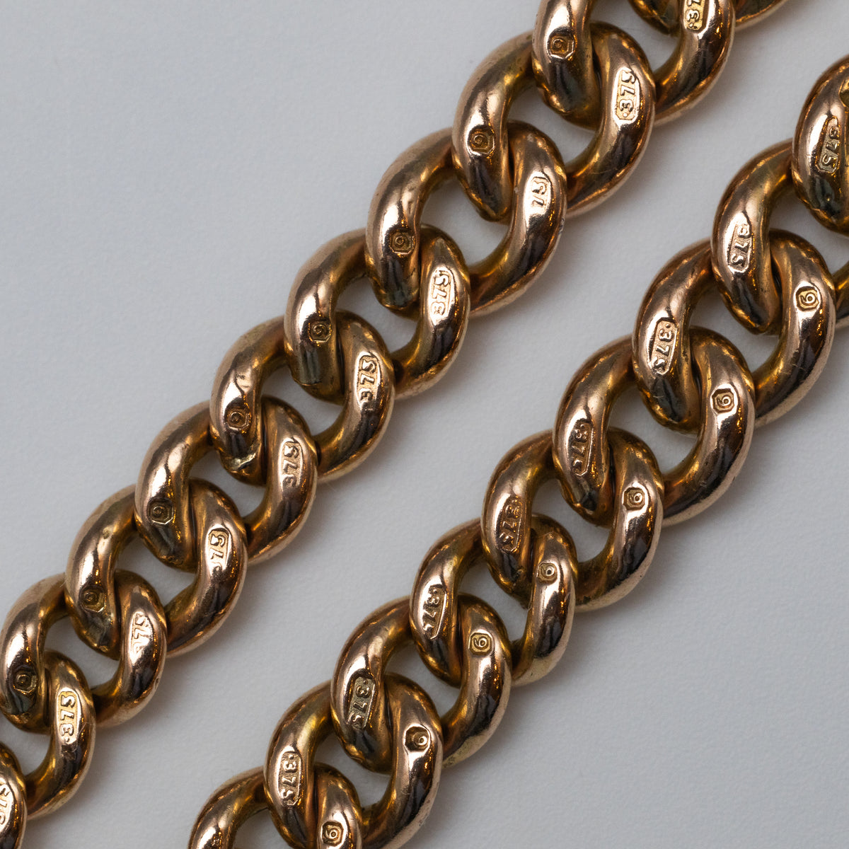 9K Gold Albert Chain