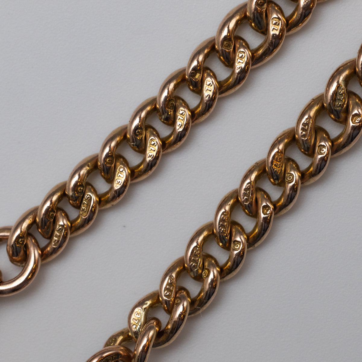 9K Gold Albert Chain
