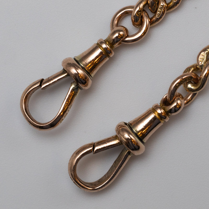 9K Gold Albert Chain