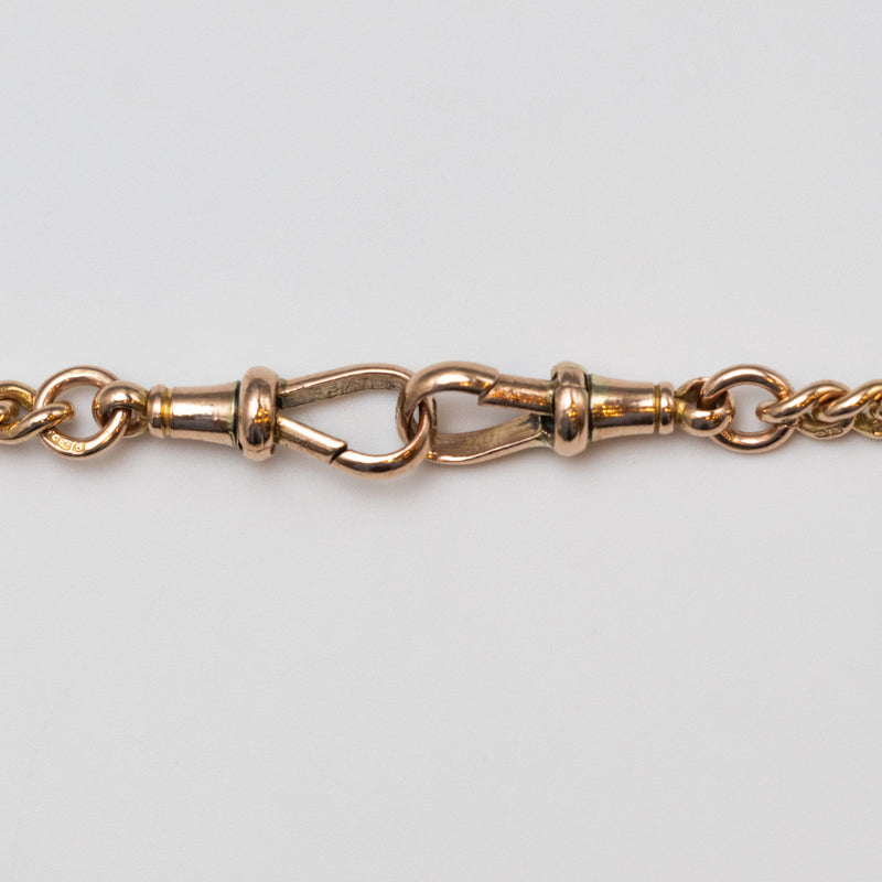 9K Gold Albert Chain