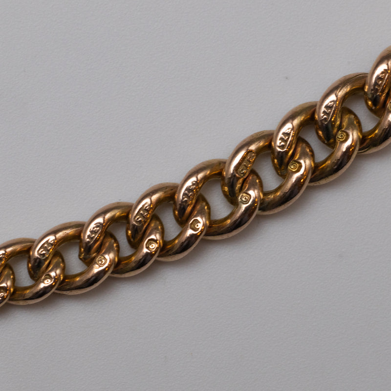 9K Gold Albert Chain