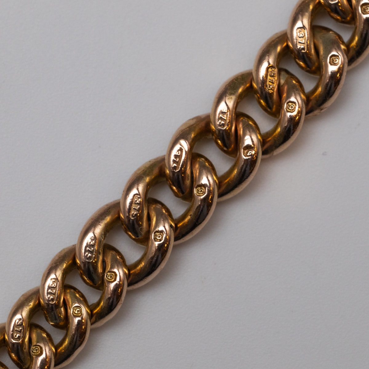 9K Gold Albert Chain