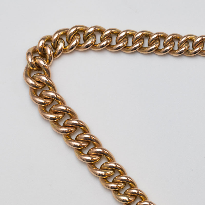 9K Gold Albert Chain