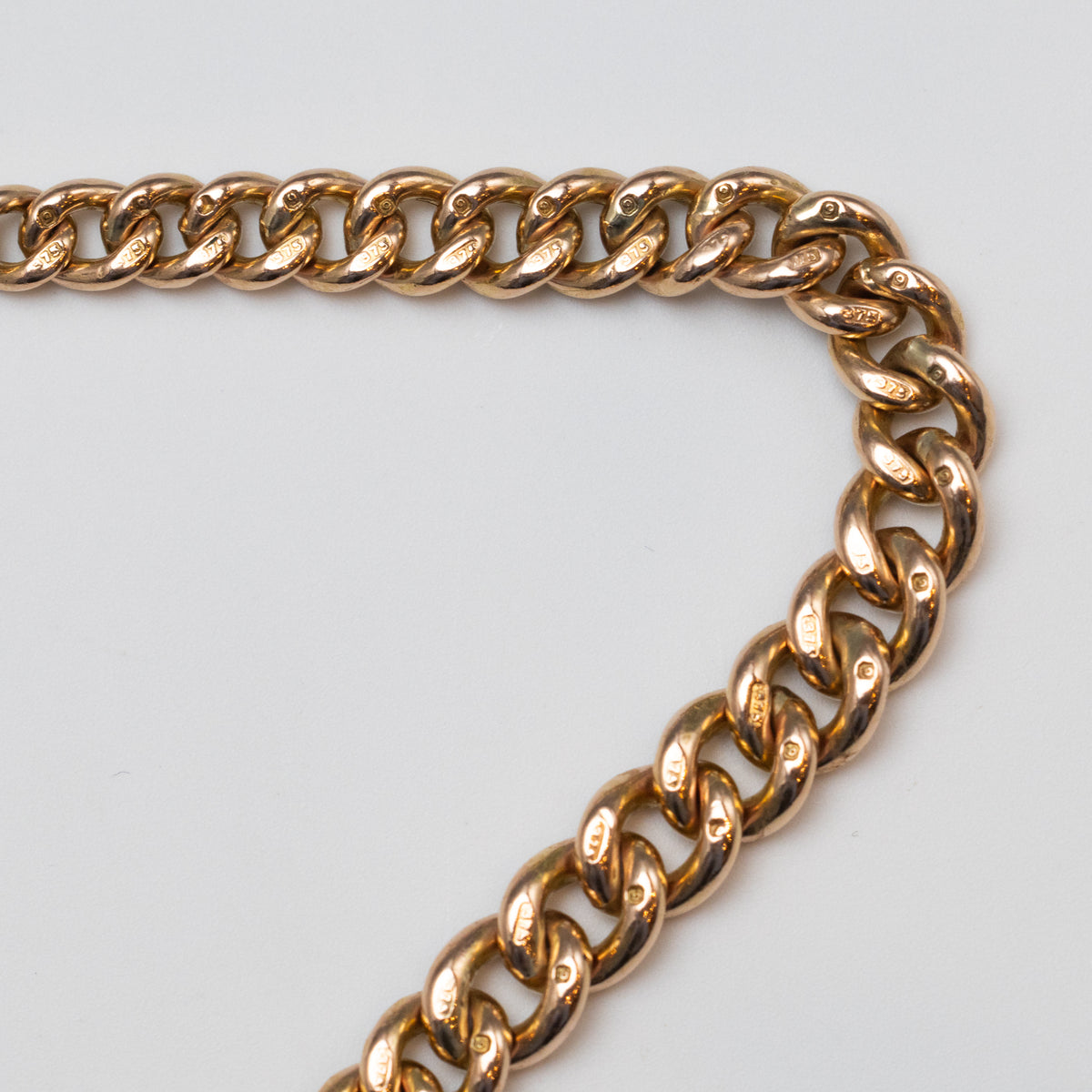 9K Gold Albert Chain
