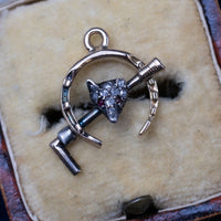 Victorian Diamond Riding Charm
