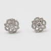 Diamond Flower Earrings 0.42ct