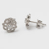 Diamond Flower Earrings 0.42ct