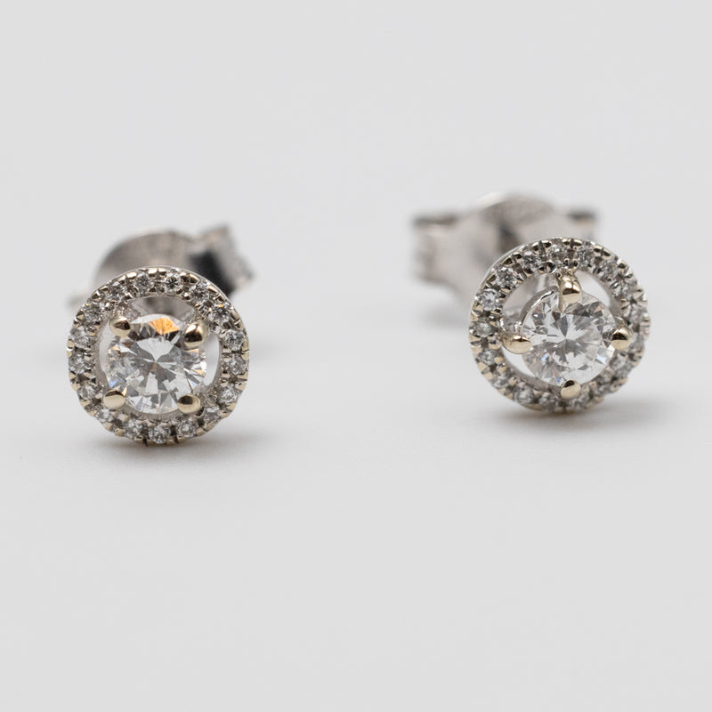 diamond halo front