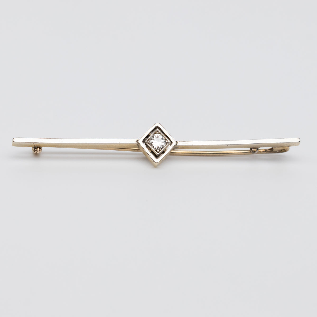 Art Deco Diamond Pin Brooch