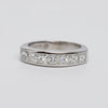 Contemporary 1.05 Carat Princess Cut Diamond Channel Set Ring