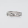 Contemporary Diamond Channel Set Eternity Ring