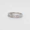 Contemporary Diamond Channel Set Eternity Ring