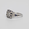 A Pretty Sapphire And Diamond Ring