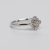 A Pretty 18K White Gold Diamond Ring