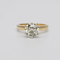 IGI Certified Natural 2.01 Carat Diamond Engagement Ring