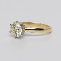 IGI Certified Natural 2.01 Carat Diamond Engagement Ring