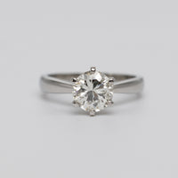 WGI Certified Natural 1.17 Carat Diamond Engagement Ring