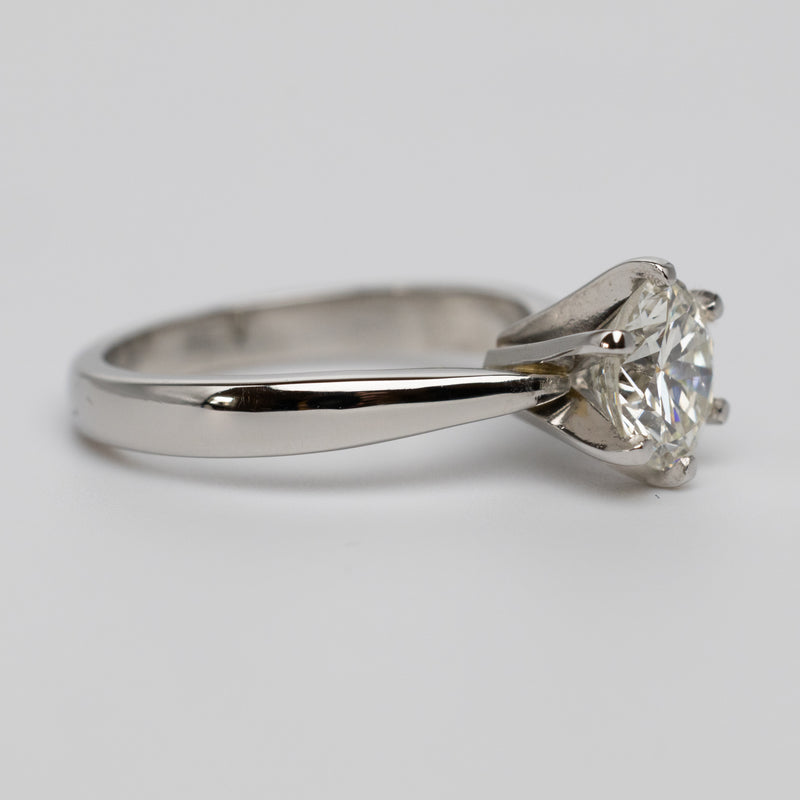 WGI Certified Natural 1.17 Carat Diamond Engagement Ring