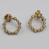 Gorgeous Bezel Set 0.52 Carat Diamond Earrings