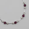 Cabochon Ruby And Diamond Bracelet