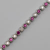 Ruby And Diamond 1.08 Carat Bracelet