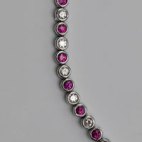 Ruby And Diamond 1.08 Carat Bracelet