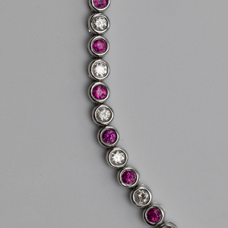 Ruby And Diamond 1.08 Carat Bracelet