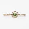 Edwardian Peridot And Pearl Brooch