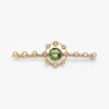 Edwardian Peridot And Pearl Brooch