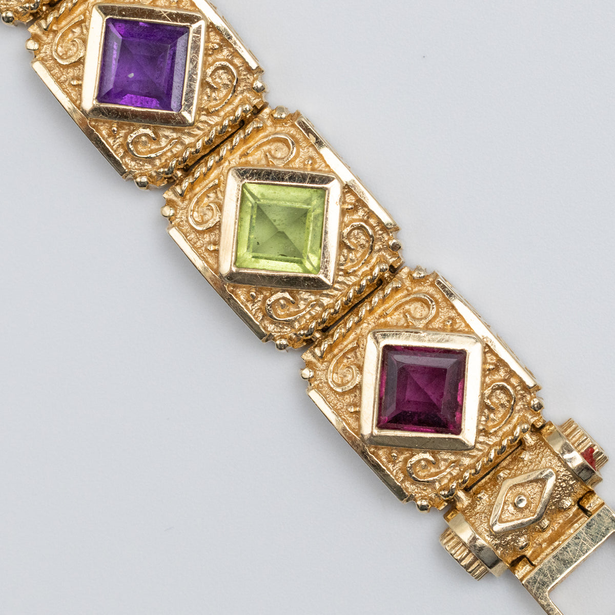 Retro Multicoloured 14K Bracelet