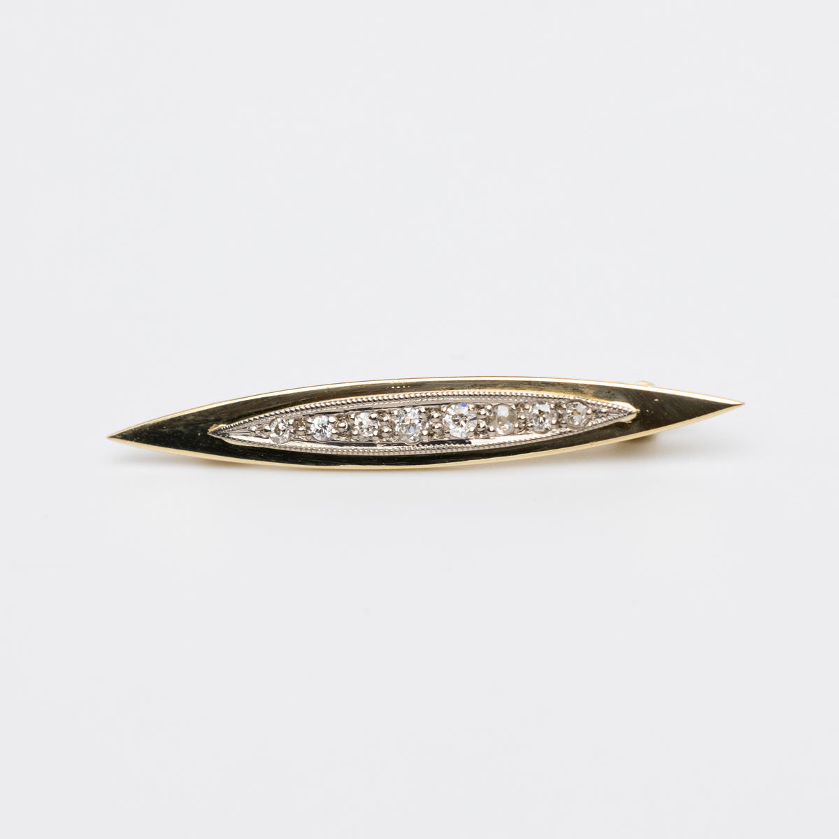 Art Deco Old-Cut Diamond Brooch