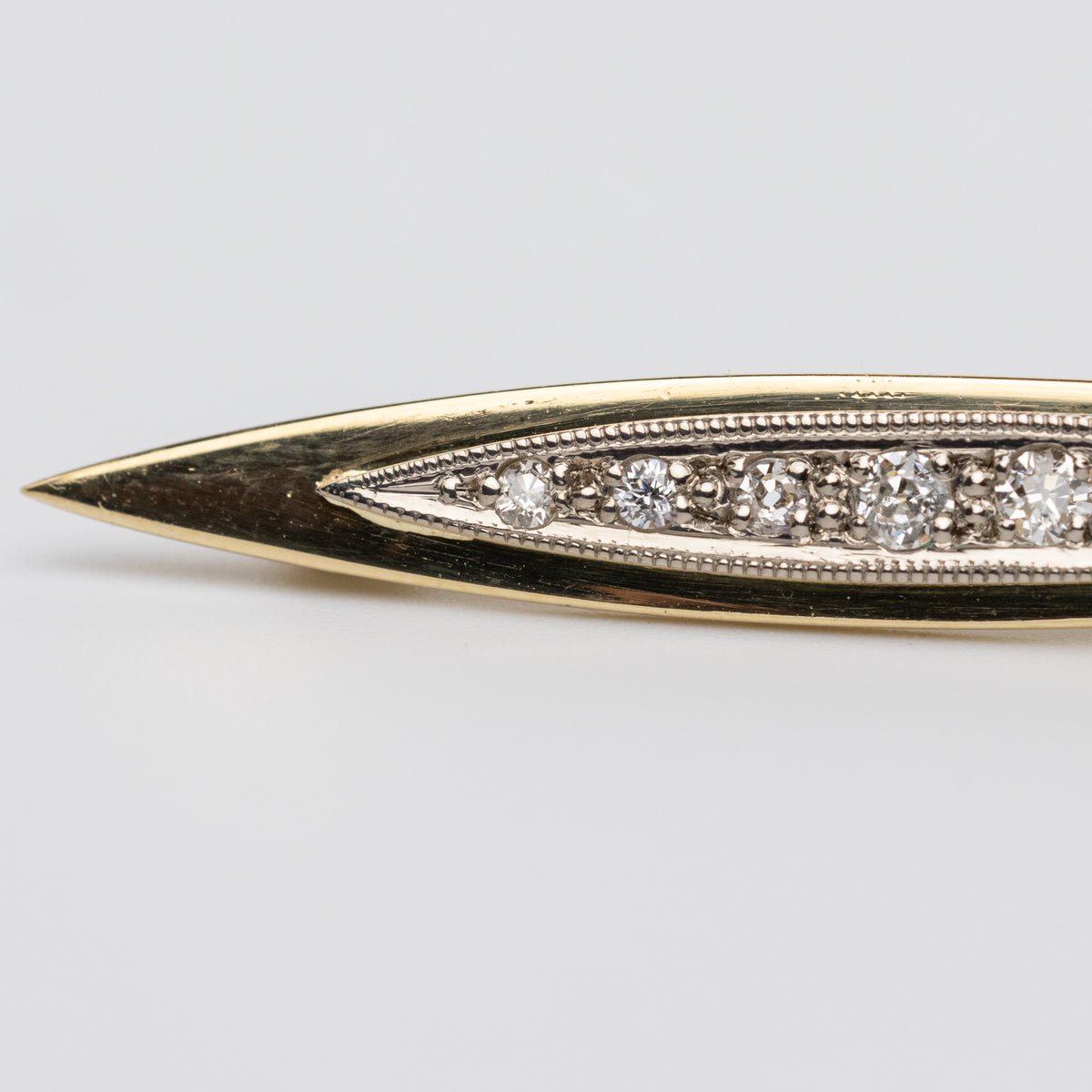 Art Deco Old-Cut Diamond Brooch