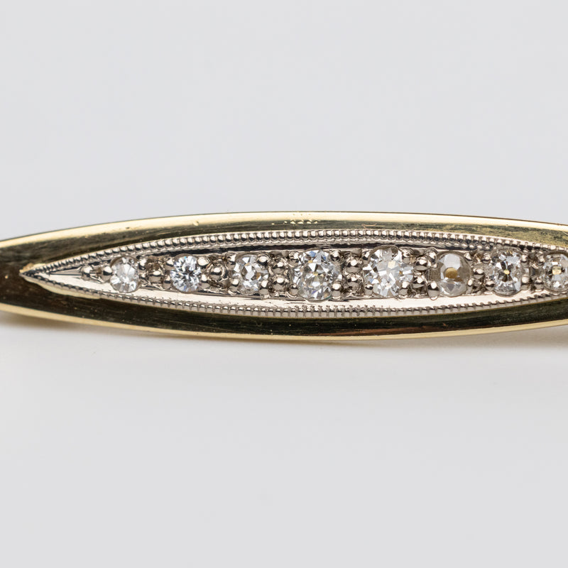 Art Deco Old-Cut Diamond Brooch