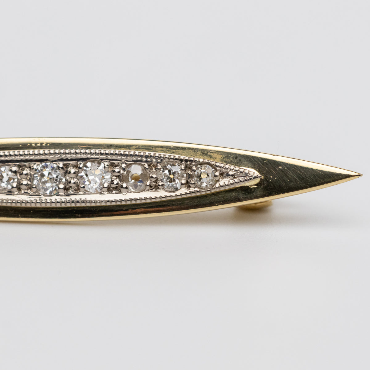 Art Deco Old-Cut Diamond Brooch