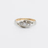 Art Deco Twist Trilogy Ring