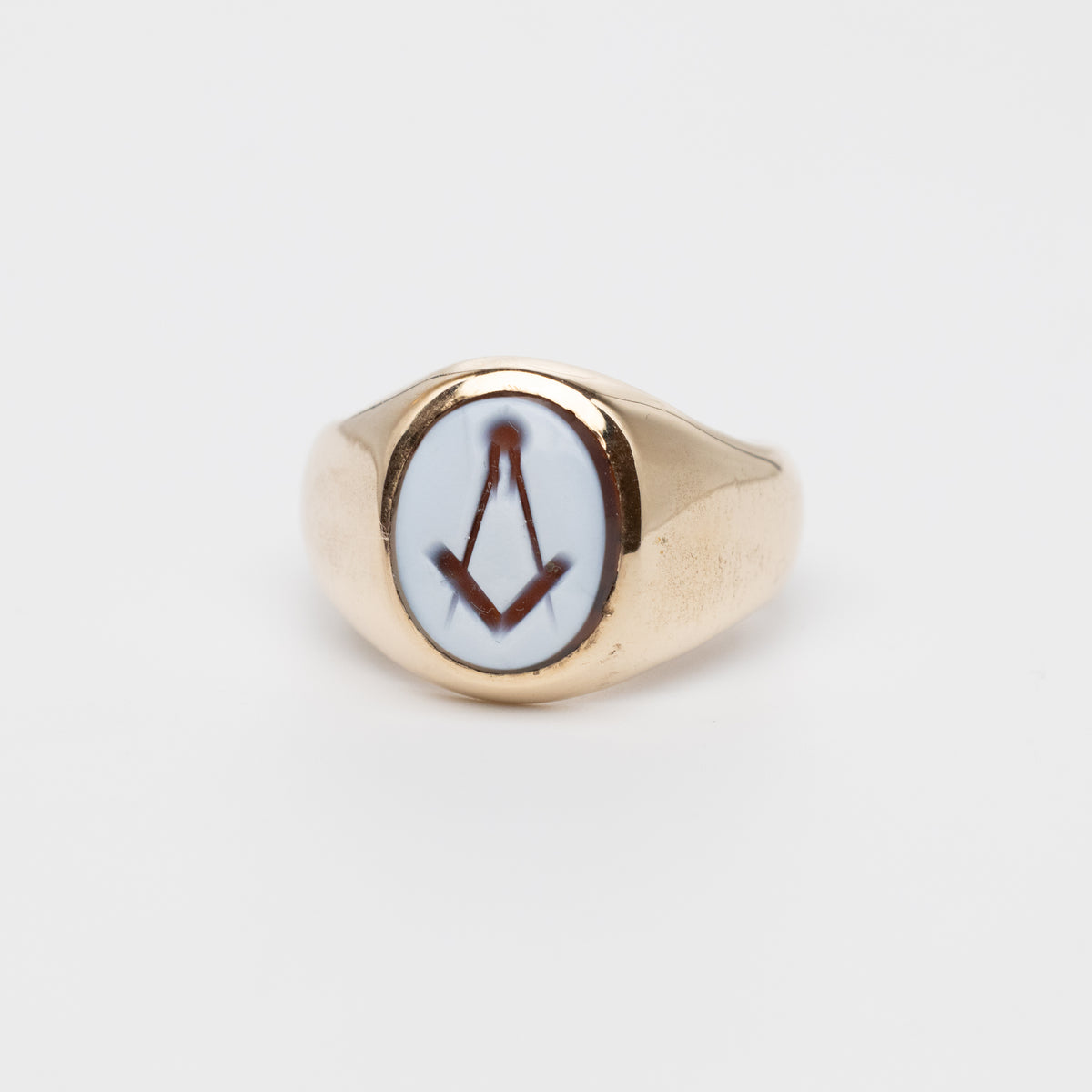 Masonic Gold Signet Ring