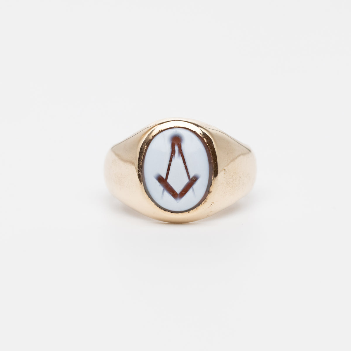 Masonic Gold Signet Ring