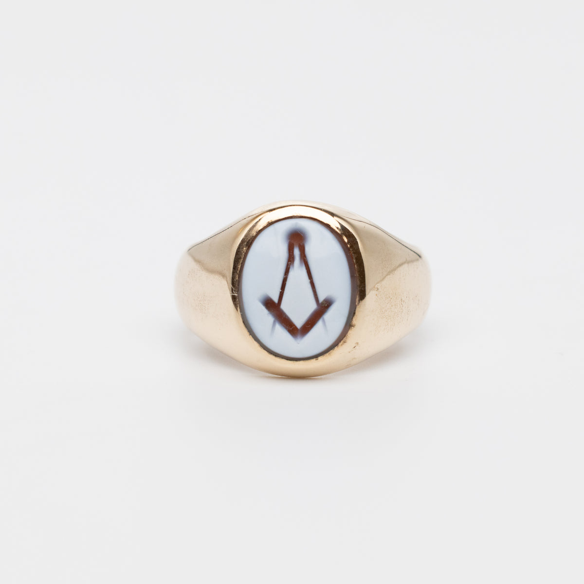 Masonic Gold Signet Ring
