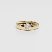 Bezel Set 1 Carat Diamond Ring