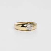 Bezel Set 1 Carat Diamond Ring