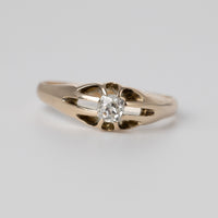 Diamond Signet Ring Front