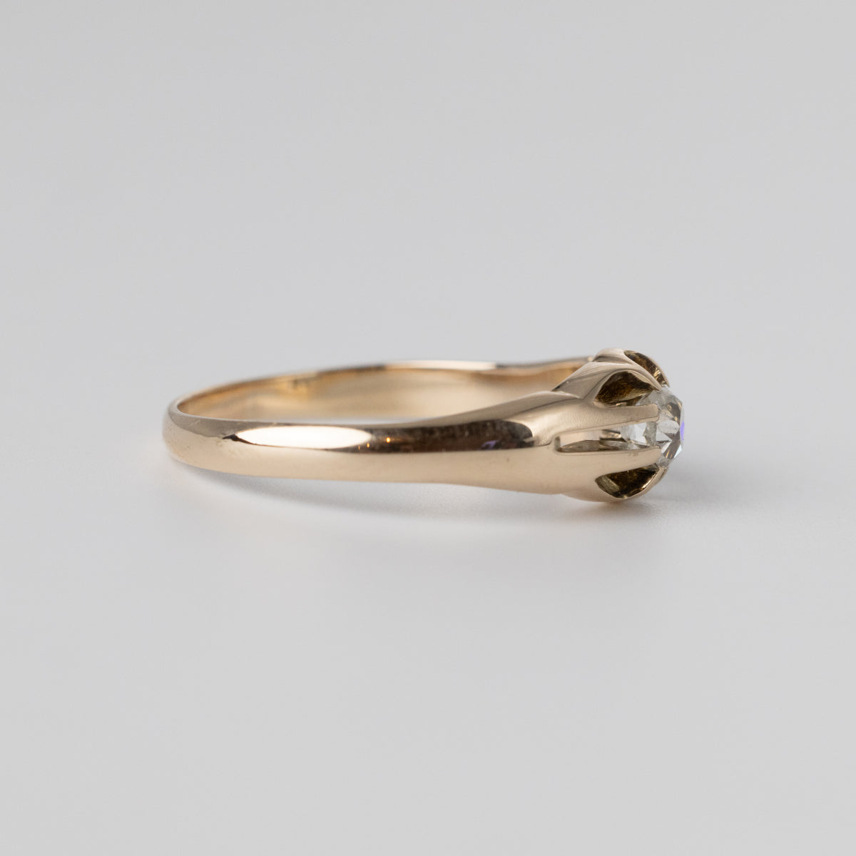 Diamond Signet Ring Right Side