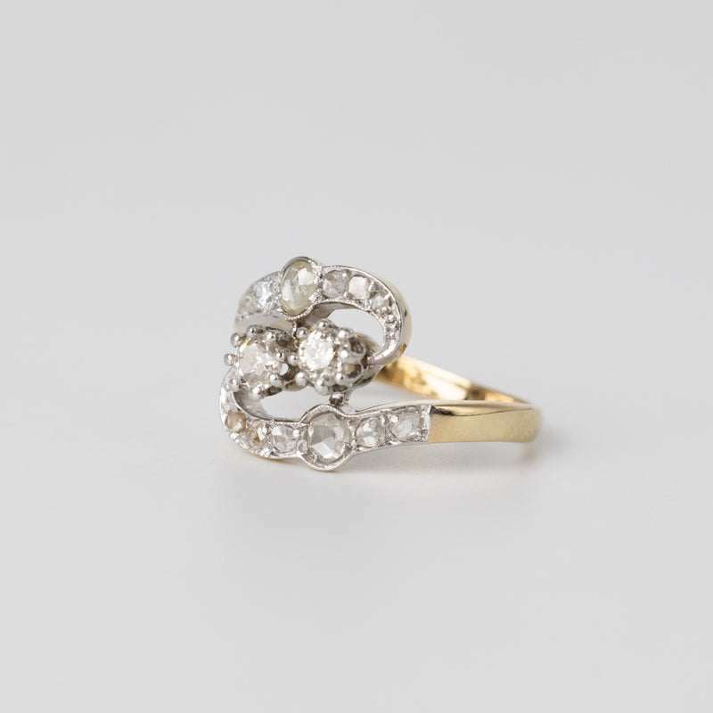 Edwardian Bypass Diamond Ring