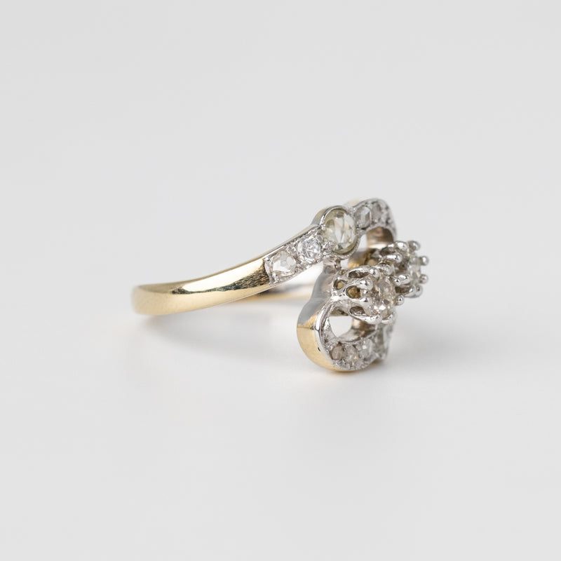 Edwardian Bypass Diamond Ring